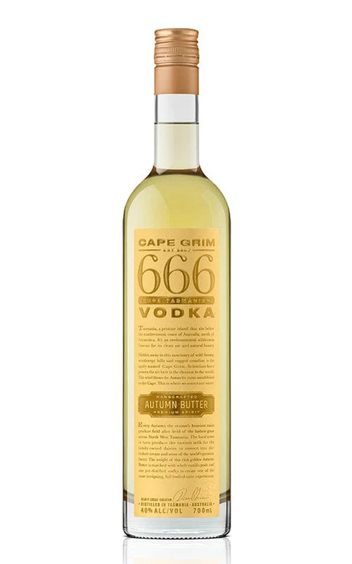 Cape Grim 666 Autumn Butter Vodka 700ml - 1 Bottle