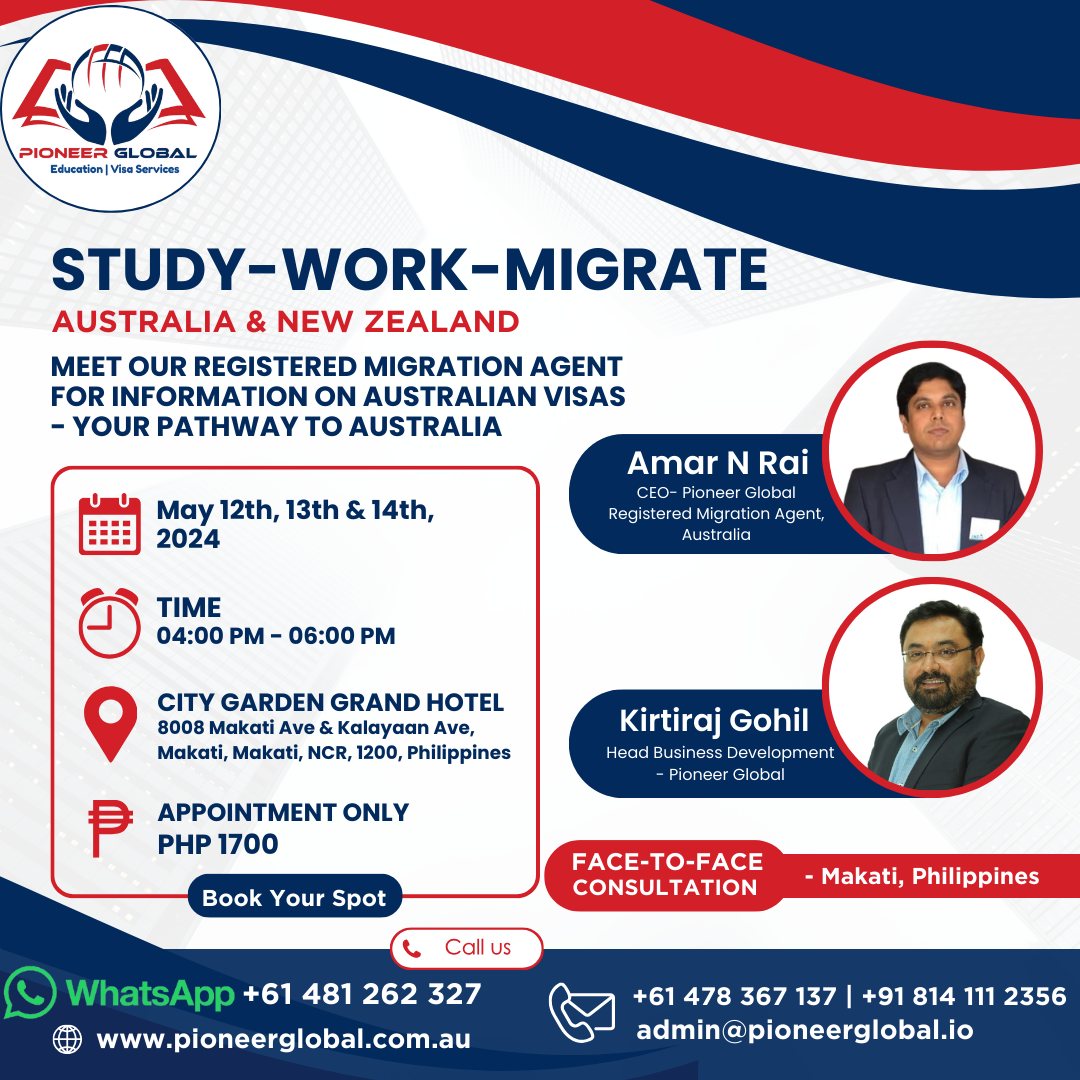 Makati, Philippines- Study -Australia and New Zealand! 