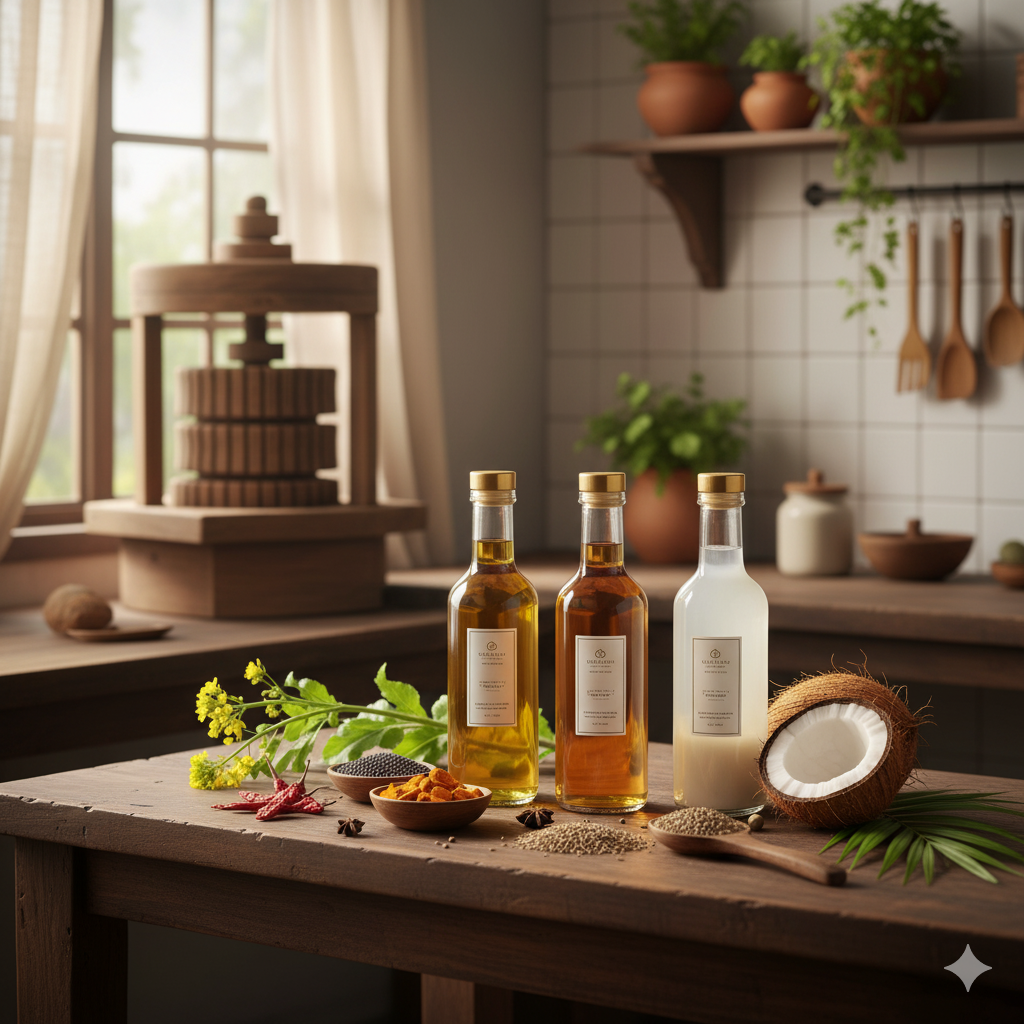 Why Wood Pressed Oils Beat Refined Oils (For Taste, Health & Sustainability)