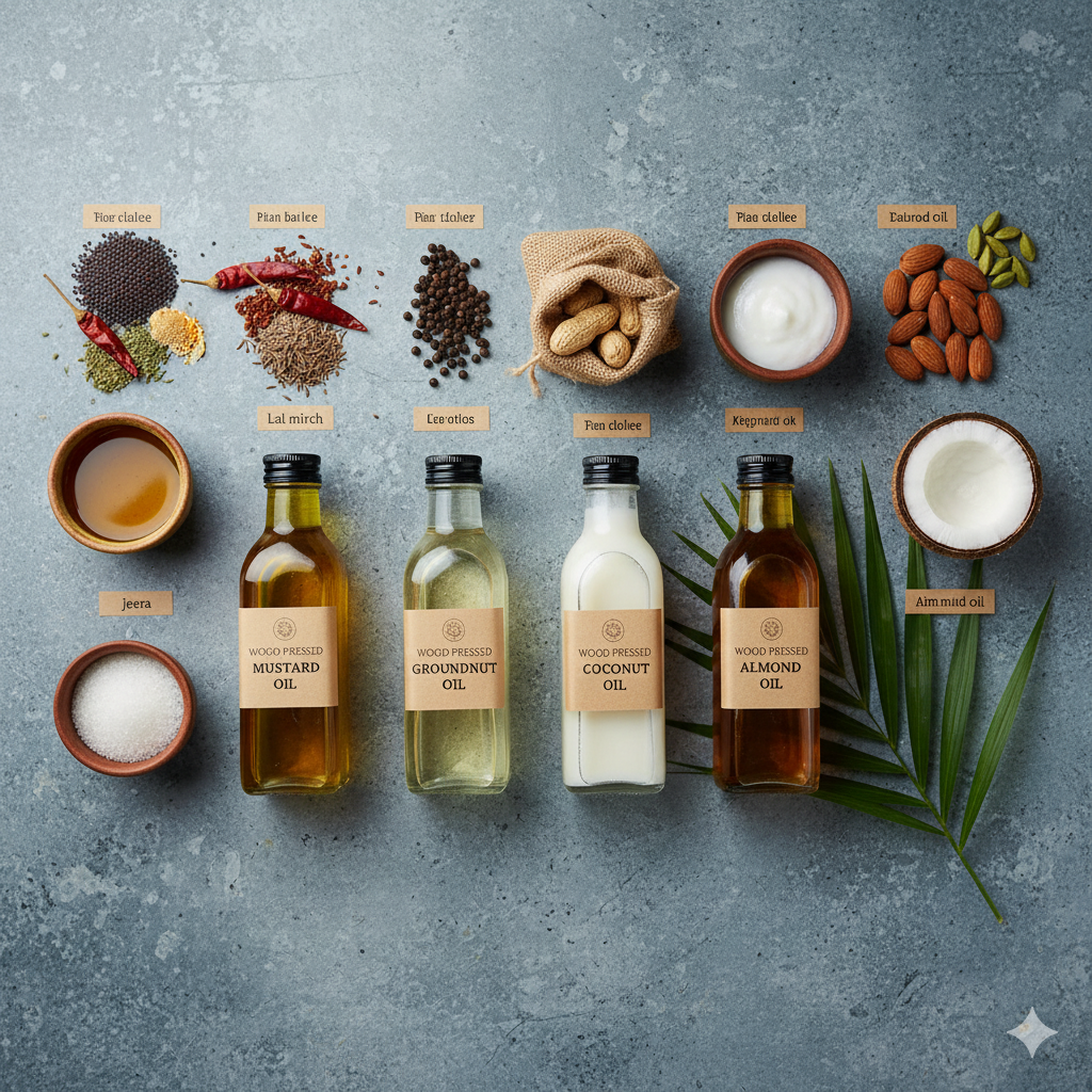 Choosing the Right Oil for Tadka, Frying & Finishing