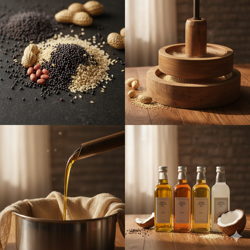 From Seed to Bottle: How Wood Pressed Oil Is Made